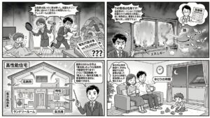 子育てしやすさを追求したSDGs住宅の最新トレンド分析をマンガで開設