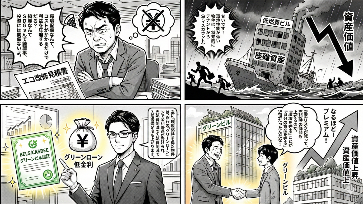 SDGs不動産とは？持続可能な社会への貢献と投資の両立をマンガで解説