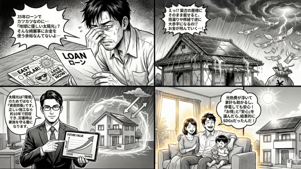 太陽光発電の収支シミュレーション