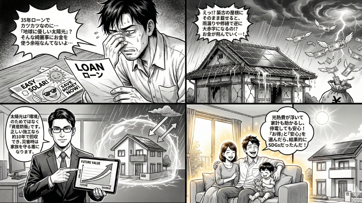 太陽光発電の収支シミュレーション