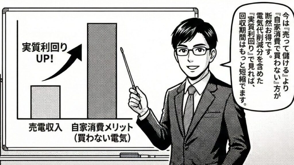 07_3_SDGsと太陽光パネル投資の実質的な回収期間をマンガで徹底解説