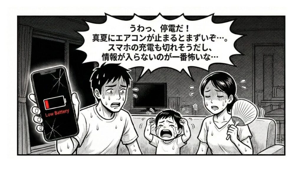 12_1_停電時にエアコンは何時間つく？蓄電池の容量別シミュレーション