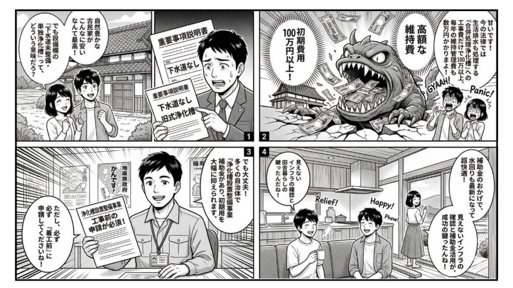 里山移住の盲点！下水道未整備エリアで直面する浄化槽コストの現実